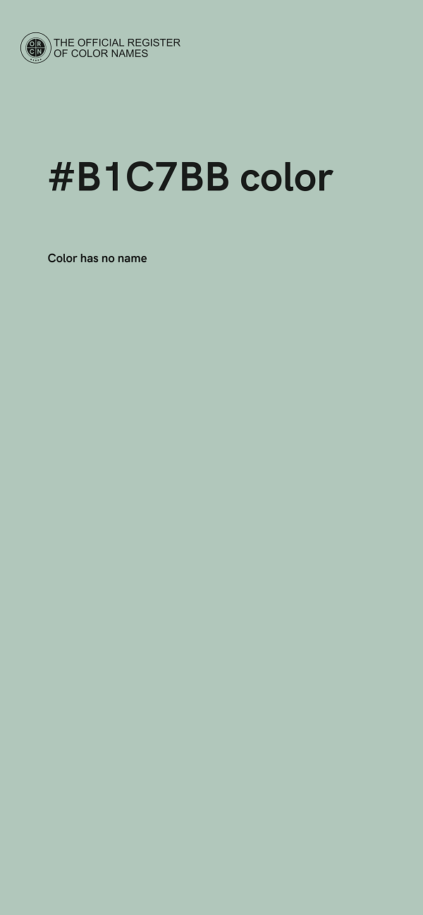 #B1C7BB color image