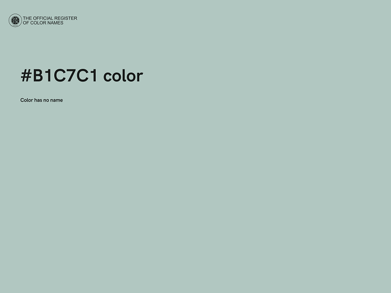 #B1C7C1 color image