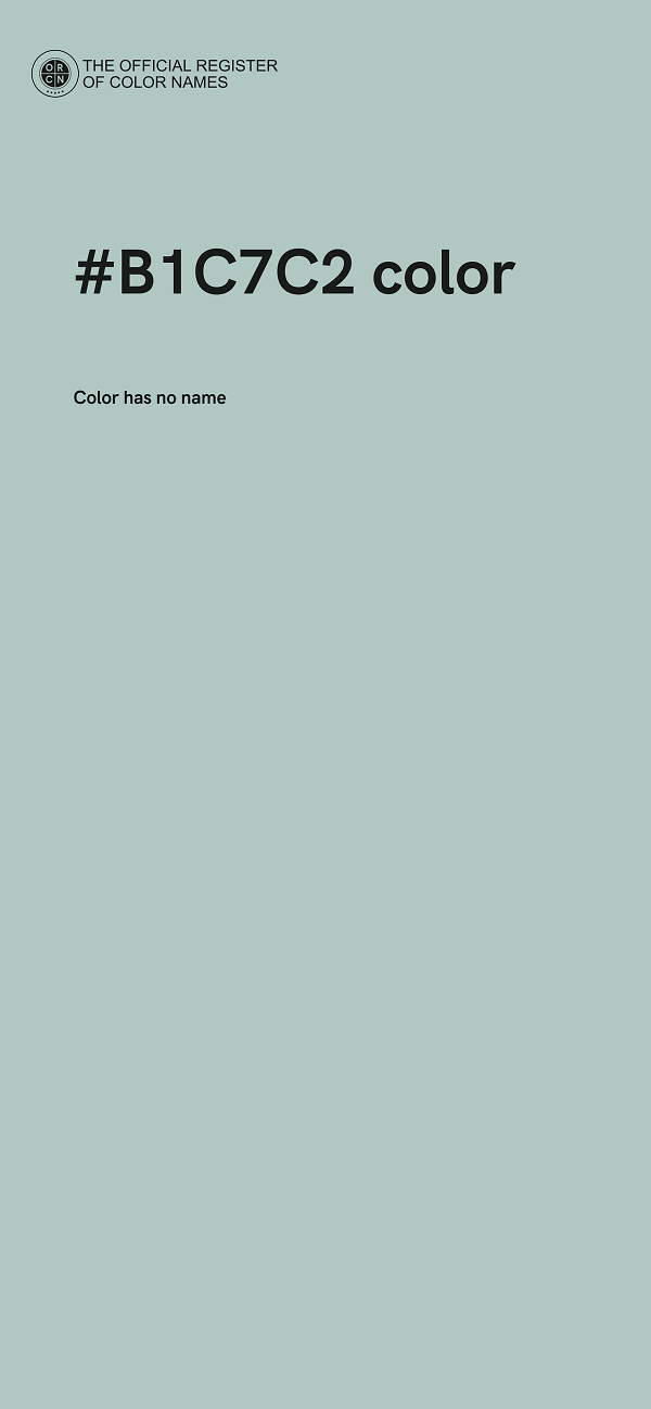 #B1C7C2 color image