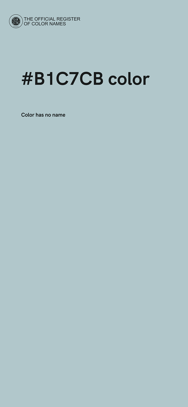 #B1C7CB color image