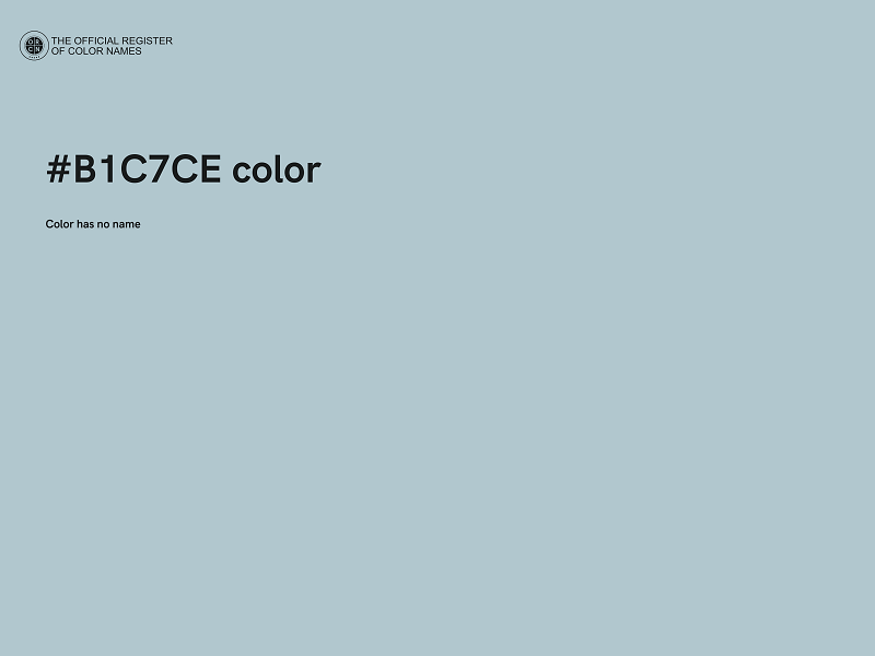 #B1C7CE color image