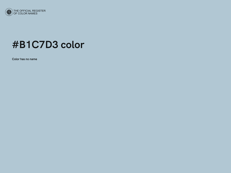 #B1C7D3 color image