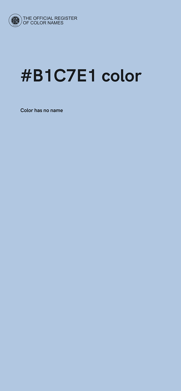 #B1C7E1 color image