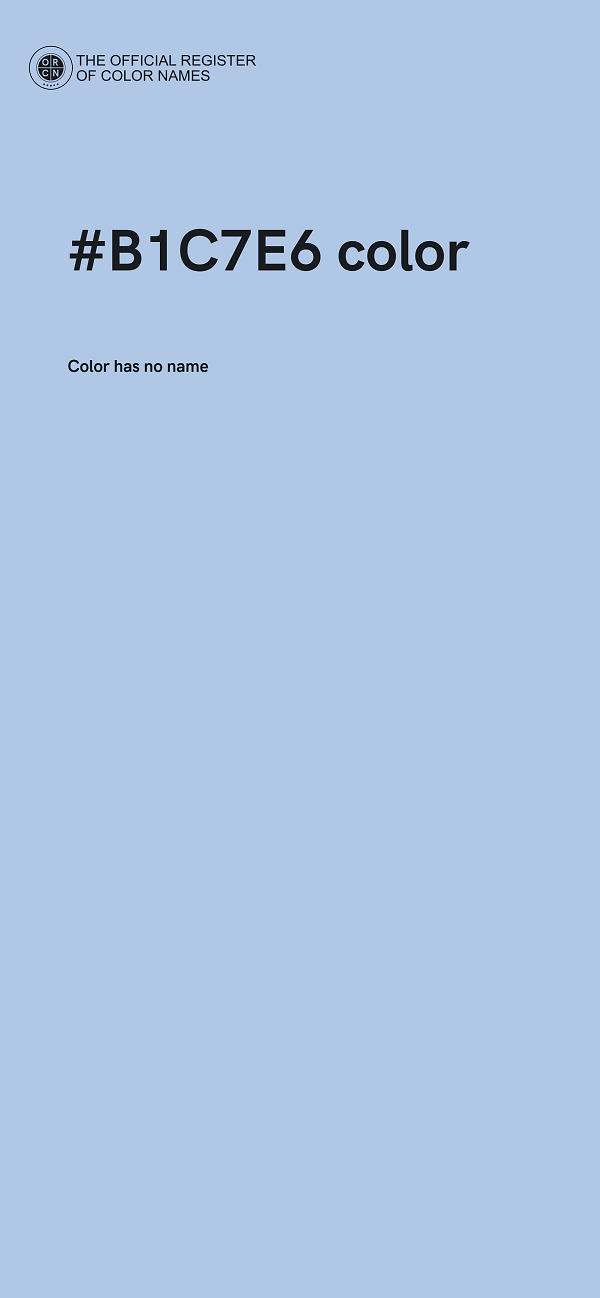 #B1C7E6 color image