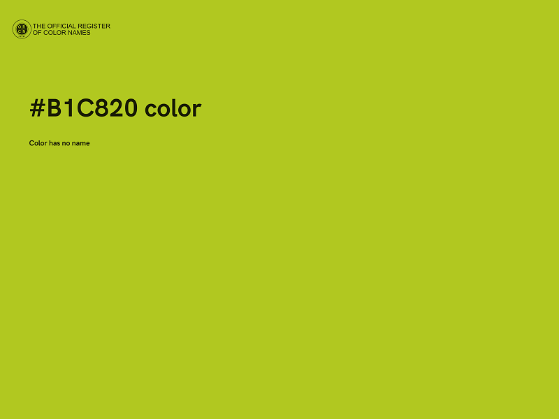 #B1C820 color image