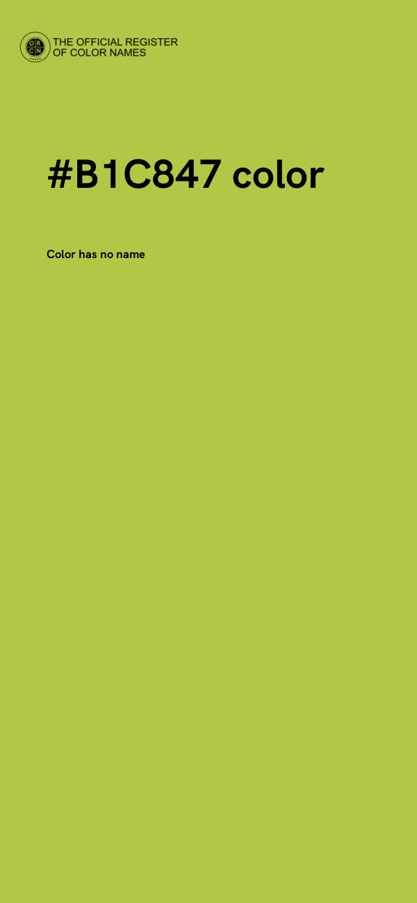 #B1C847 color image
