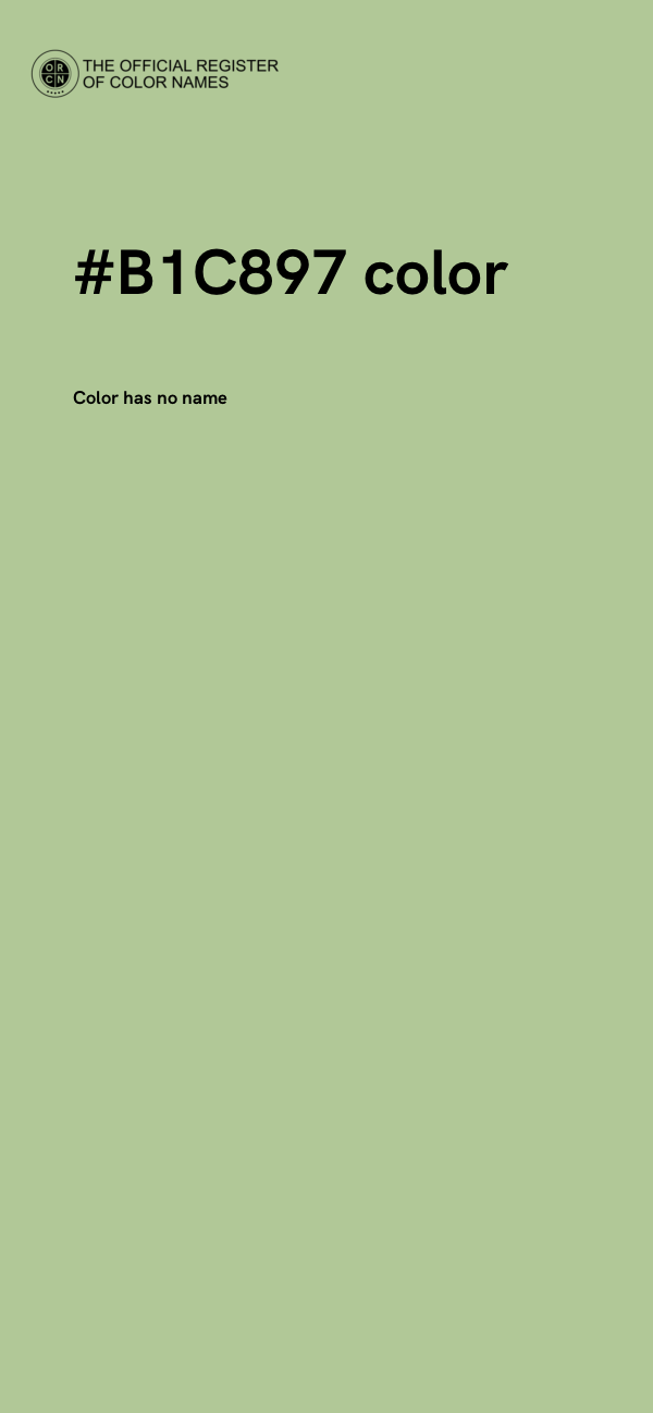 #B1C897 color image