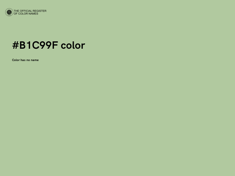#B1C99F color image
