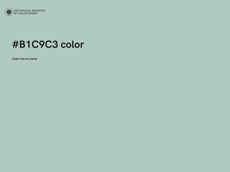 #B1C9C3 color image