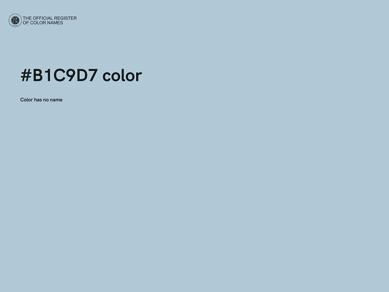 #B1C9D7 color image