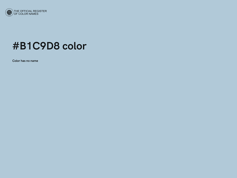 #B1C9D8 color image