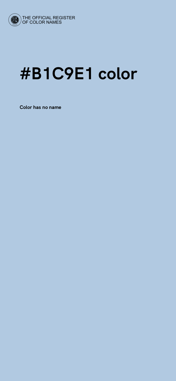 #B1C9E1 color image