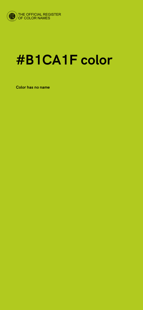 #B1CA1F color image
