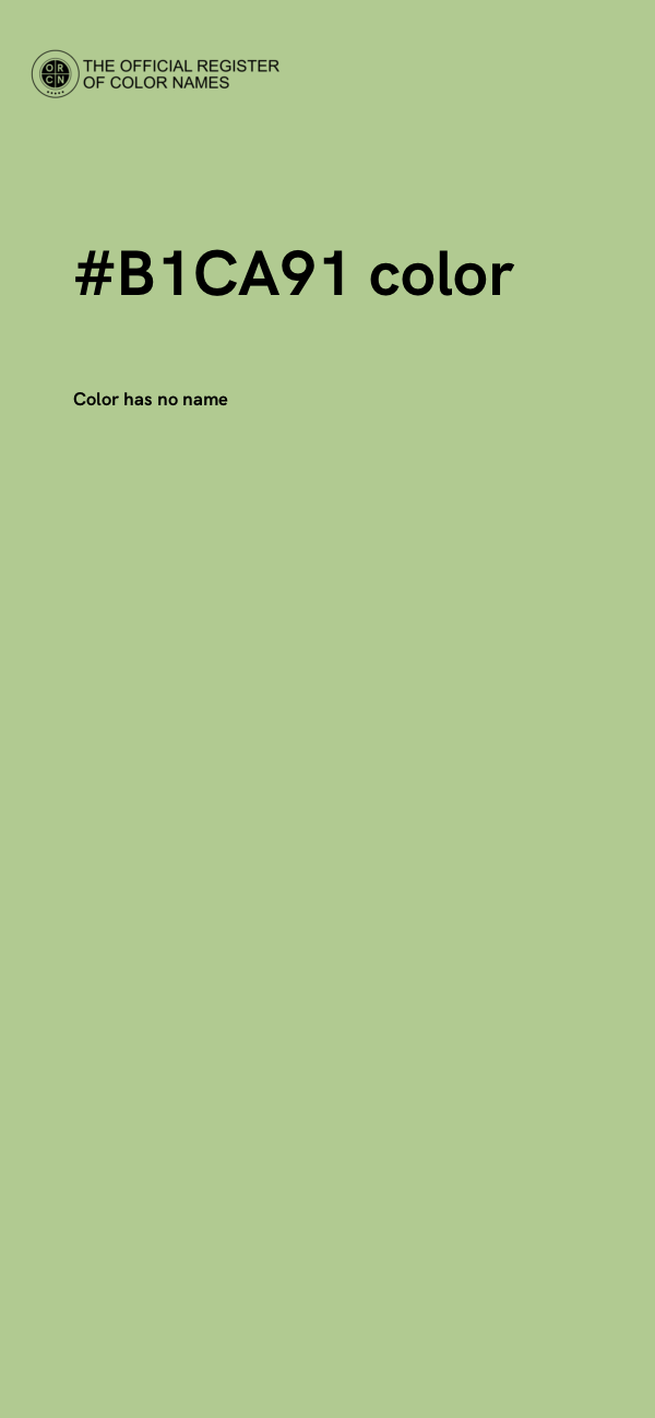 #B1CA91 color image