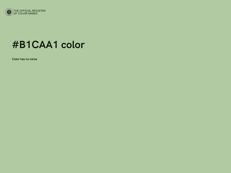 #B1CAA1 color image