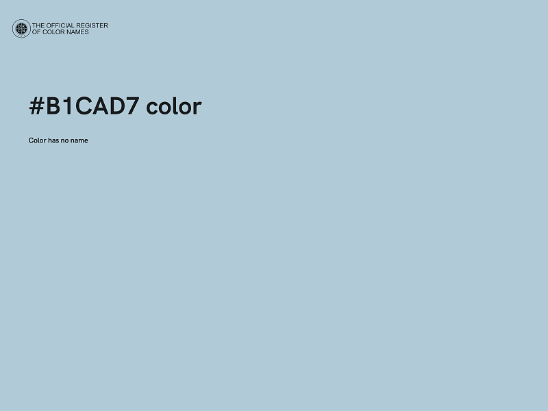 #B1CAD7 color image