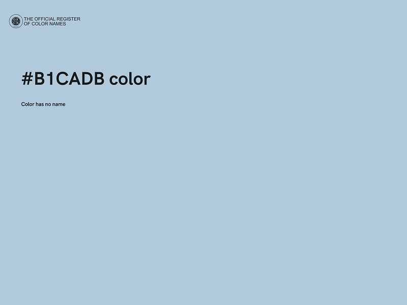#B1CADB color image
