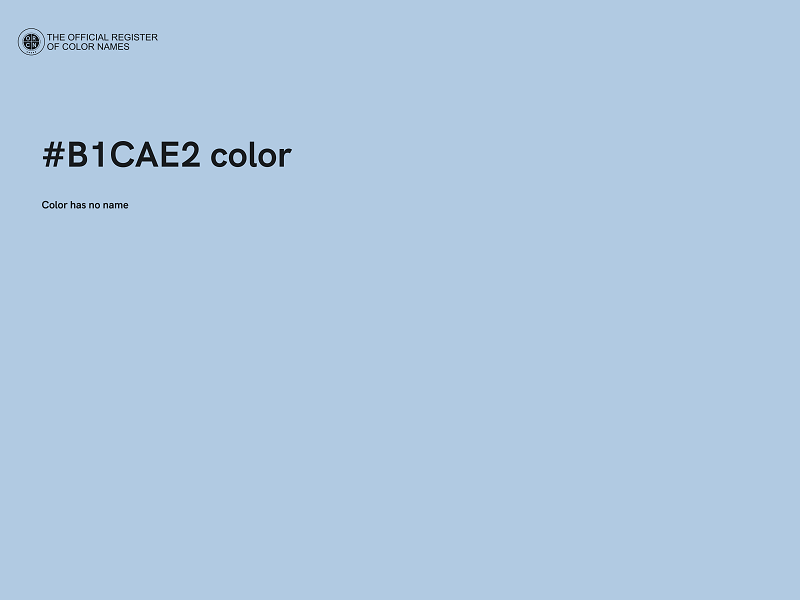 #B1CAE2 color image