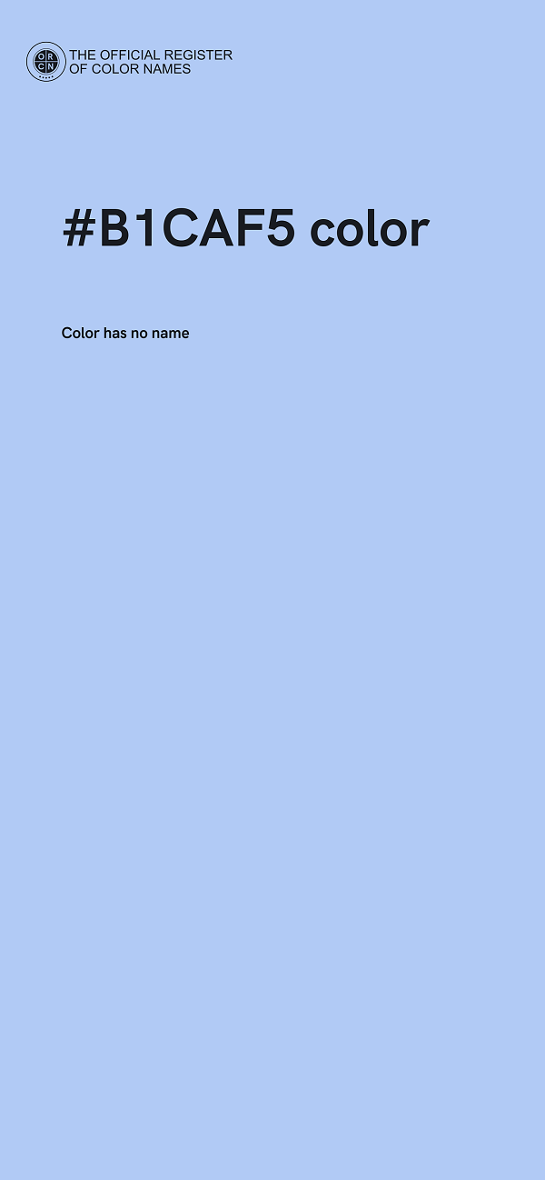#B1CAF5 color image