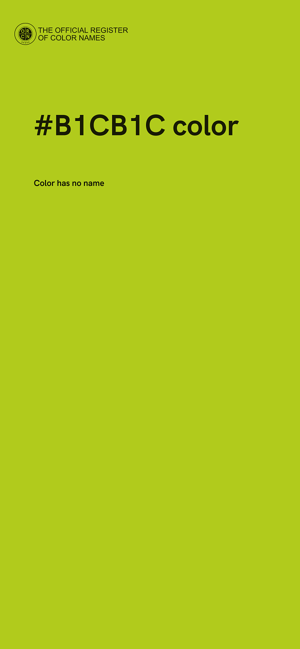 #B1CB1C color image