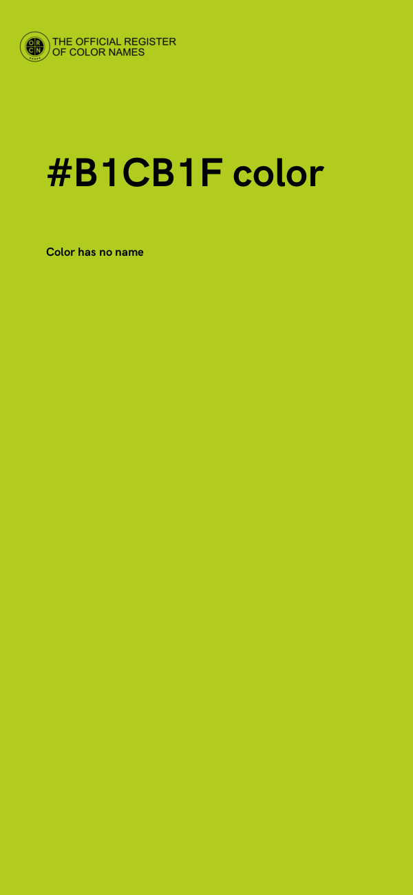 #B1CB1F color image