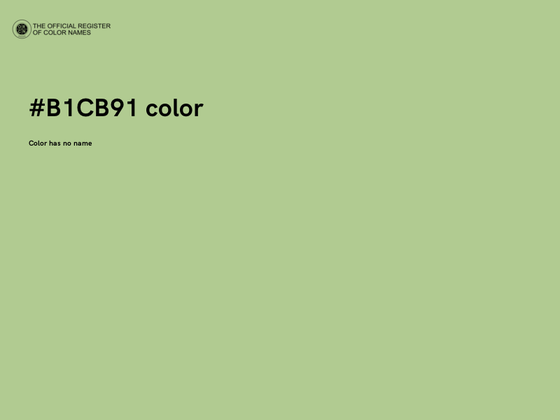 #B1CB91 color image