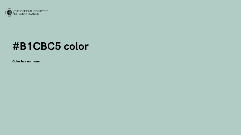 #B1CBC5 color image