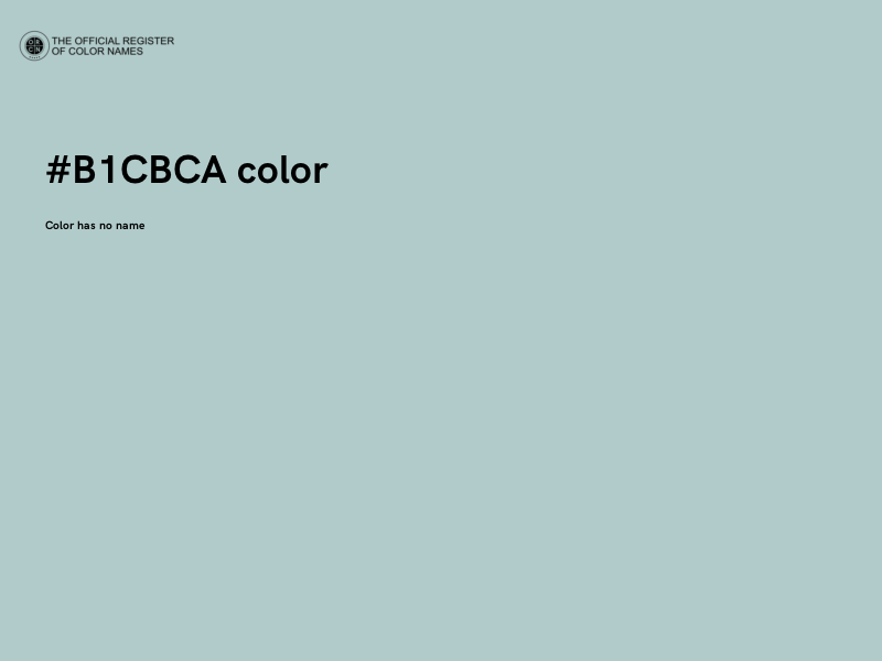 #B1CBCA color image