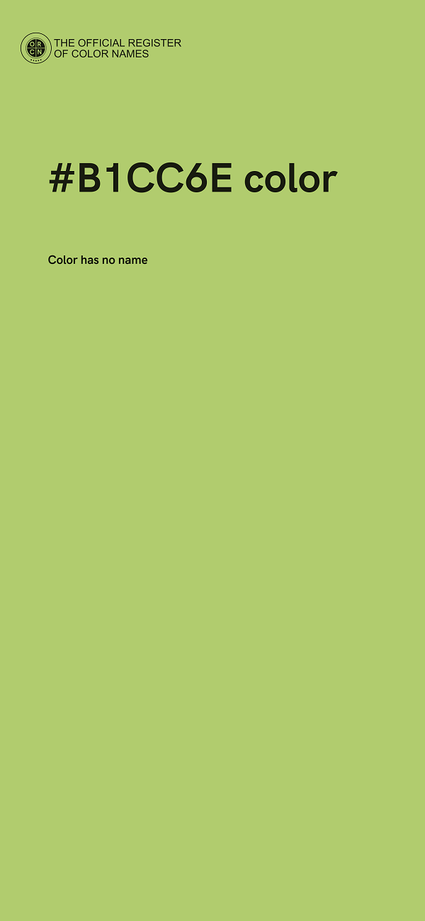 #B1CC6E color image