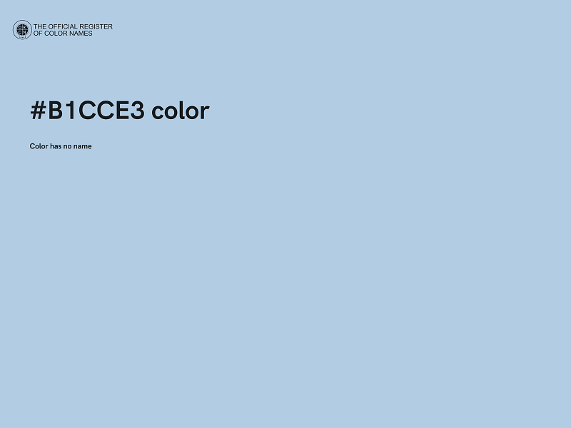 #B1CCE3 color image