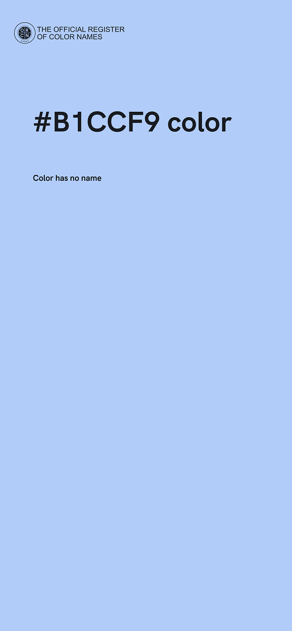 #B1CCF9 color image