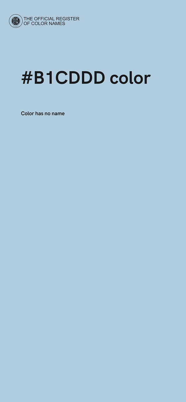 #B1CDDD color image