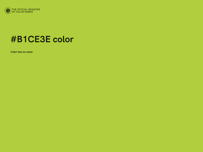 #B1CE3E color image