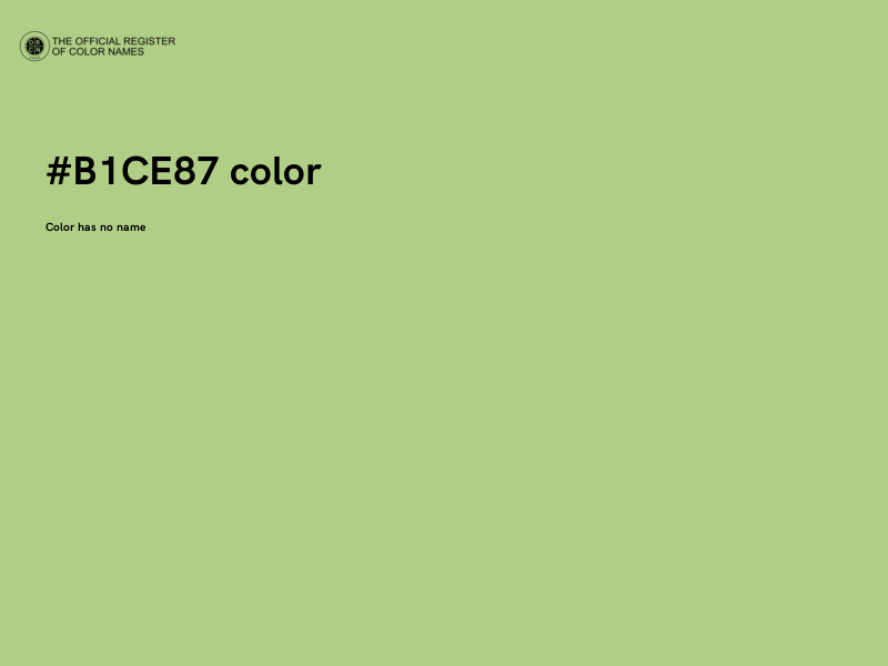 #B1CE87 color image