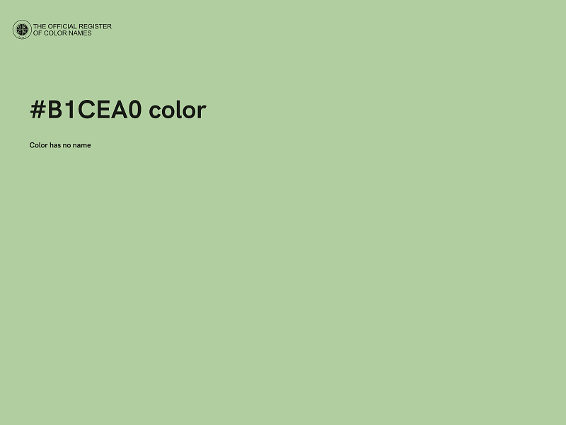 #B1CEA0 color image