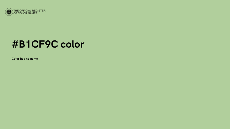 #B1CF9C color image