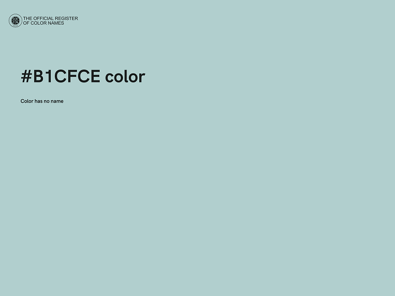 #B1CFCE color image