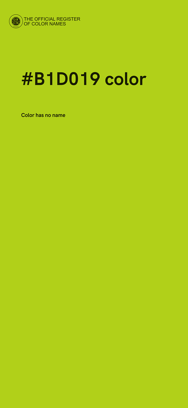 #B1D019 color image