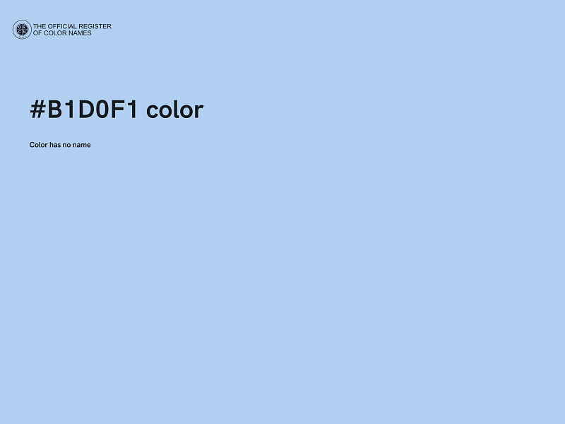 #B1D0F1 color image