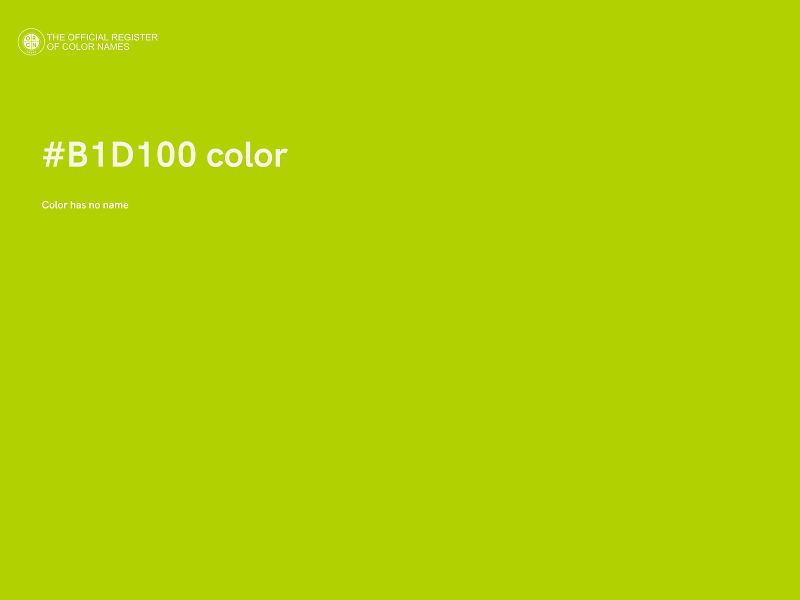 #B1D100 color image