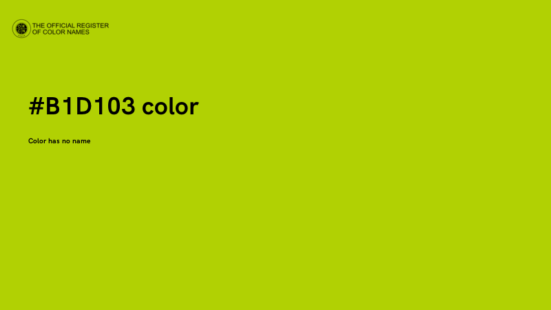 #B1D103 color image
