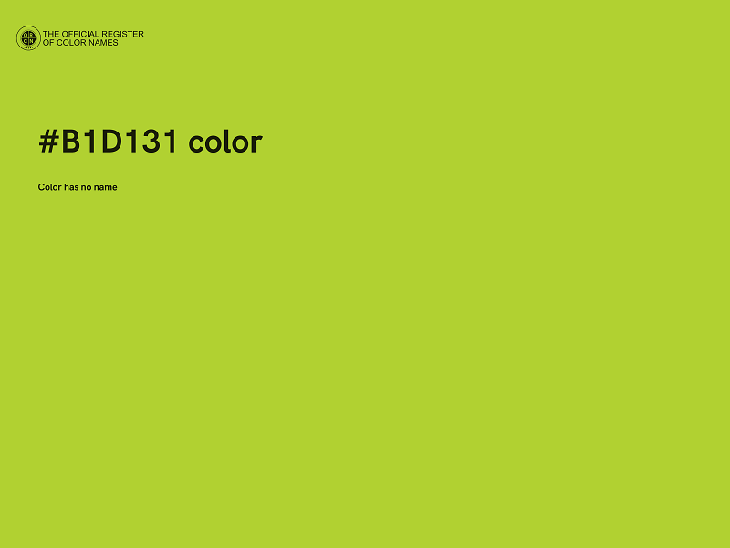 #B1D131 color image