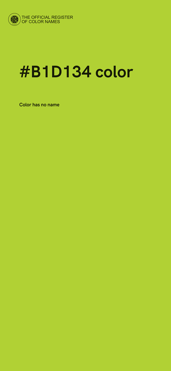 #B1D134 color image