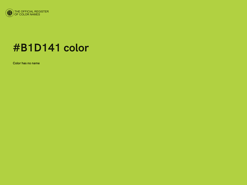 #B1D141 color image