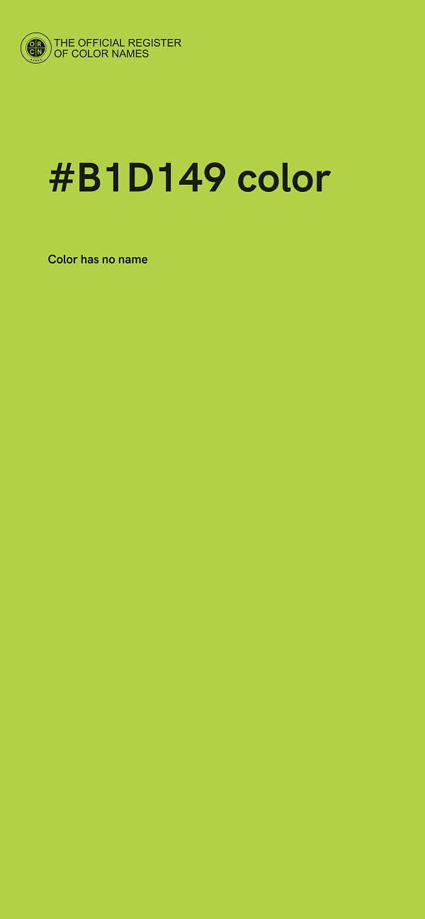 #B1D149 color image