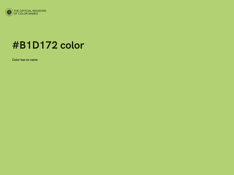 #B1D172 color image