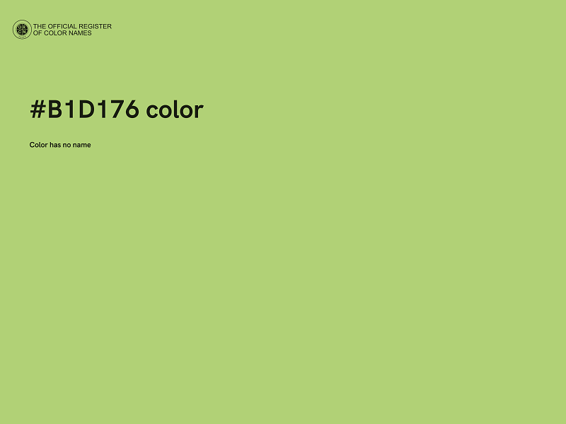 #B1D176 color image