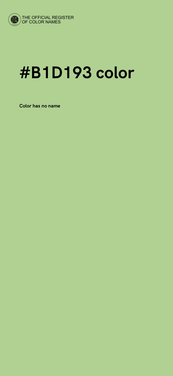 #B1D193 color image