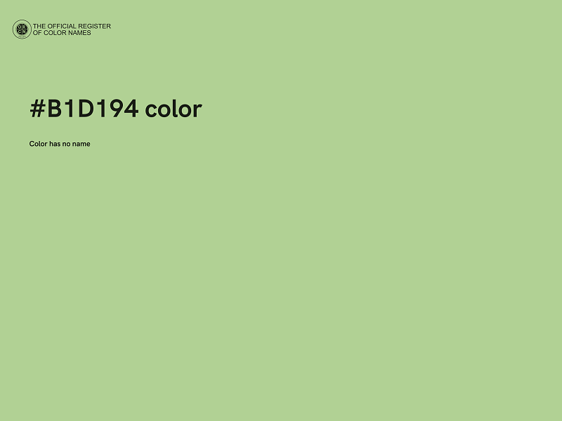 #B1D194 color image