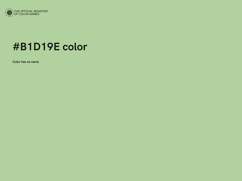 #B1D19E color image